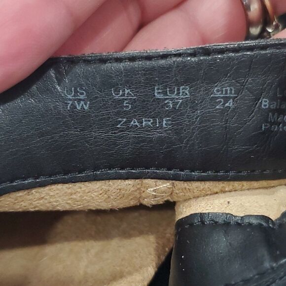 Naturalizer Womans Leather Black Ankle Boot, Zarin, Size 7W - Picture 7 of 10